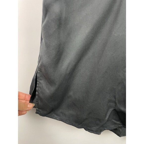 LNA Pirate Black Radar Zip Up Long Sleeve Collared‎ Shirt Size S Broken Zipper - Picture 6 of 10